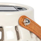 Stoneware LED Powered Lantern