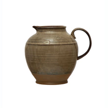Stoneware Pitcher – Reactive Glaze