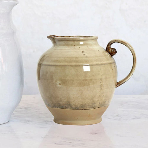 Stoneware Pitcher – Reactive Glaze