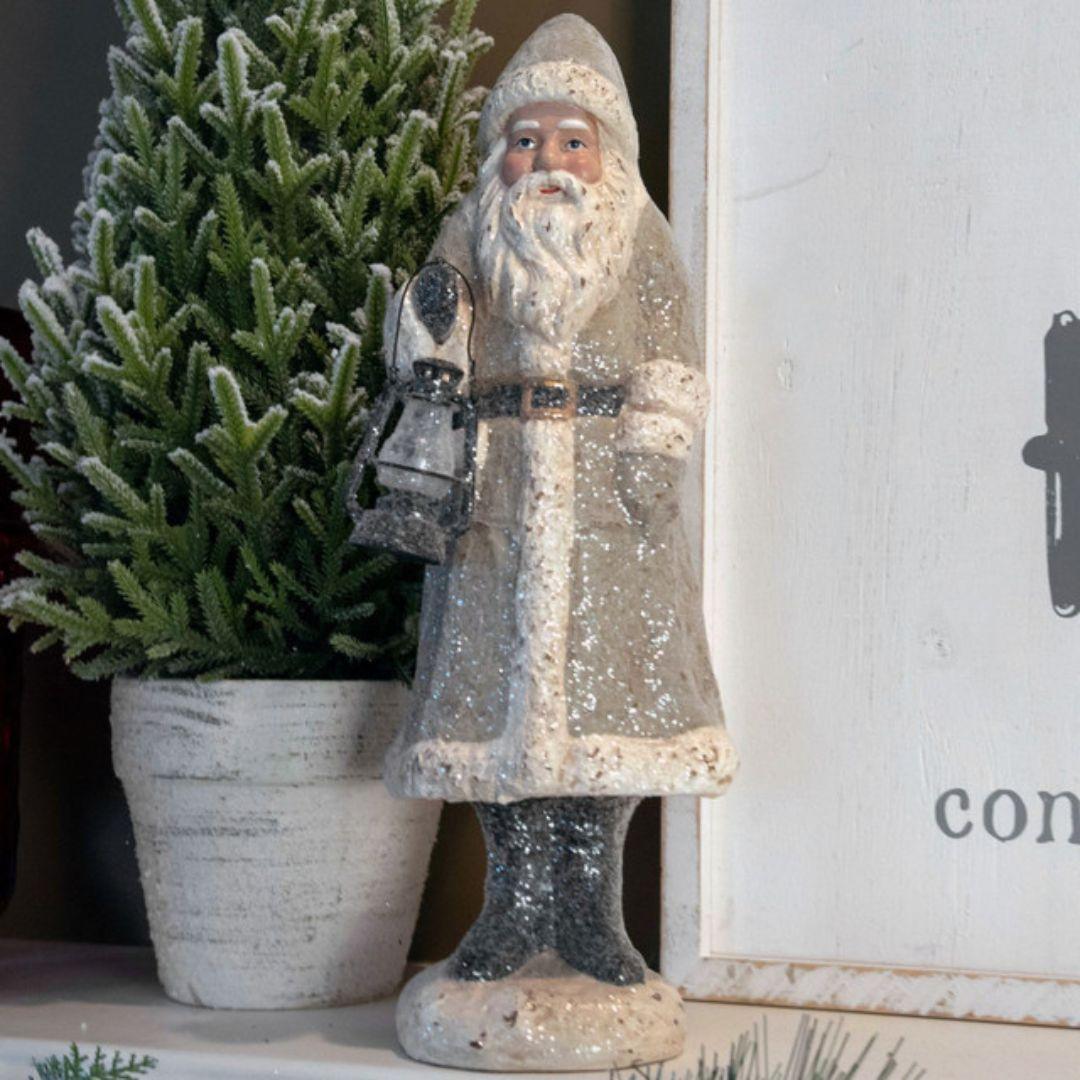 15.75" Taupe Lantern Belsnickle