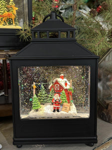Santas Tree Farm Lantern