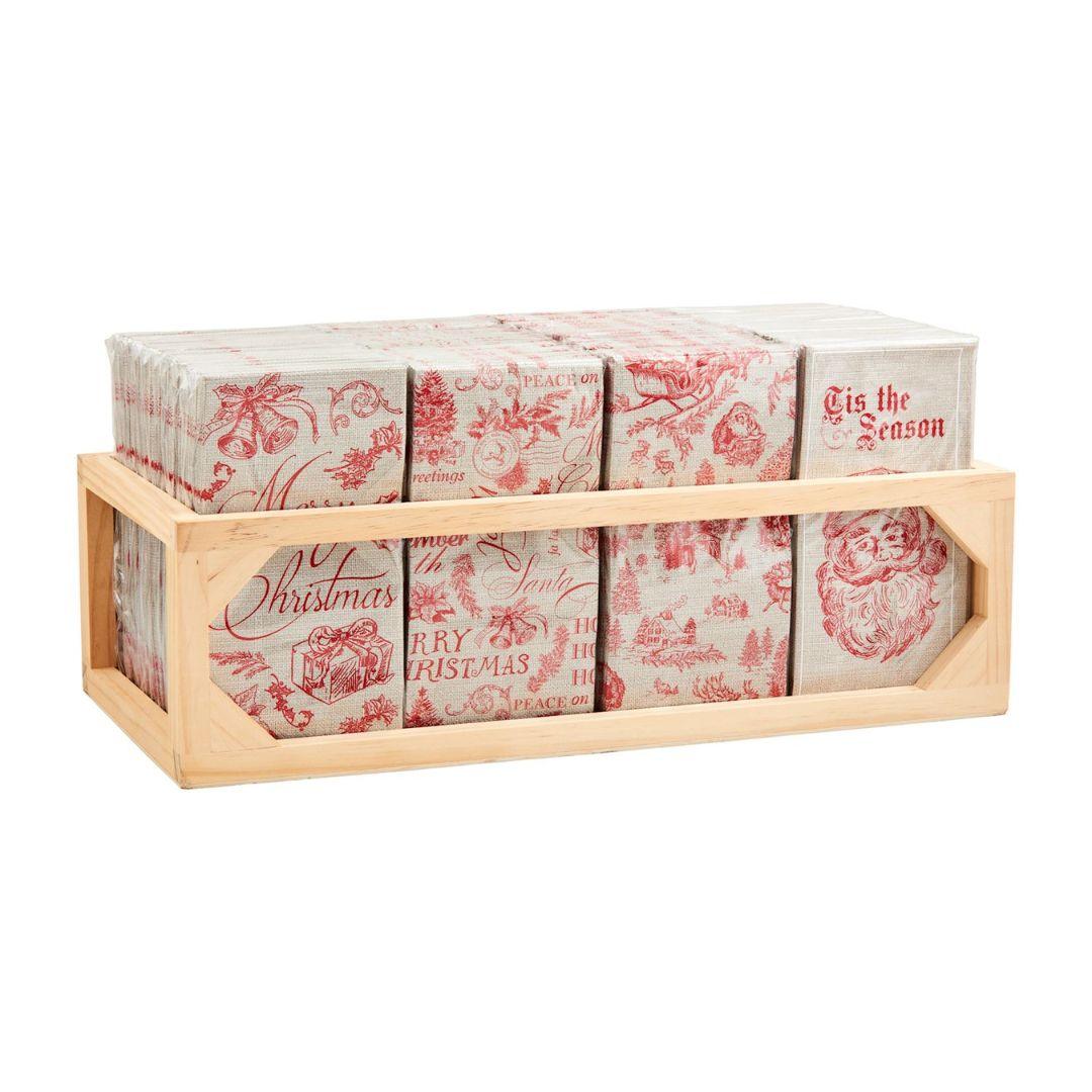 Christmas Toile Napkin