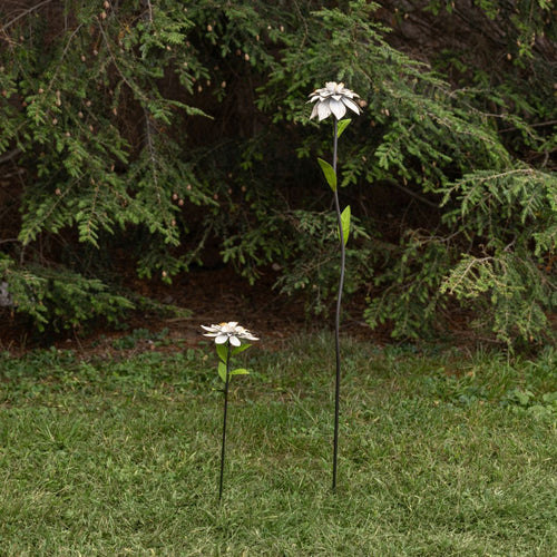 39" Vintage Flower Garden Stake
