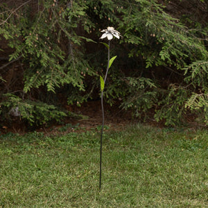 39" Vintage Flower Garden Stake