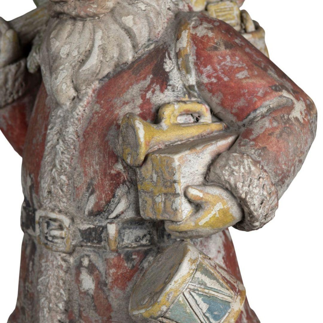 Vintage Santa Bearing Gifts