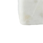 White Marble Bowl With Brass Spoon