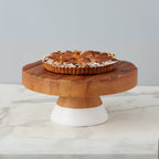 White Mod Block Cake Stand - Large