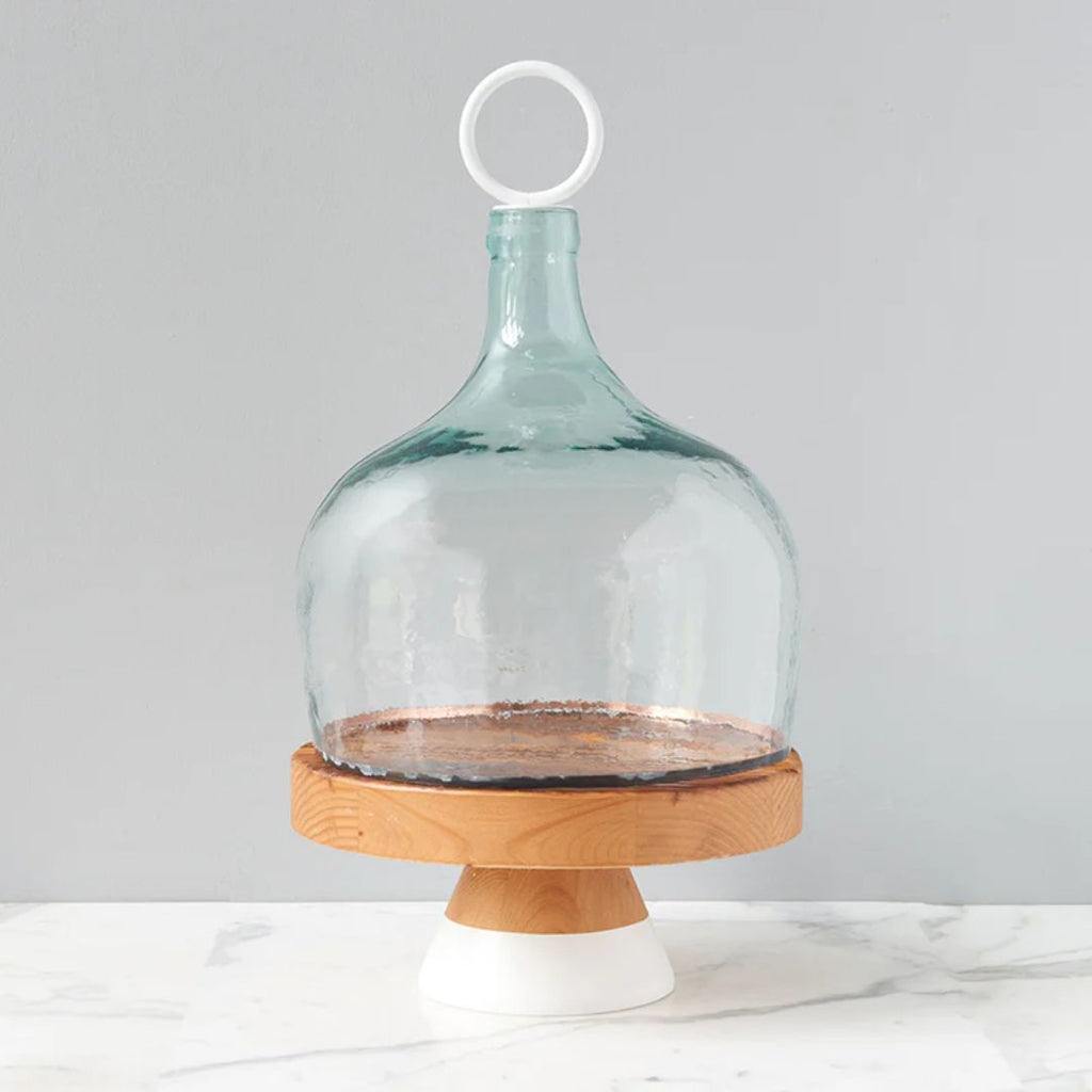 White Mod Block Cake Stand - Large