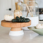 White Mod Block Cake Stand - Large