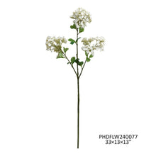 Wild Lilac White - Faux Flower Stem Decor