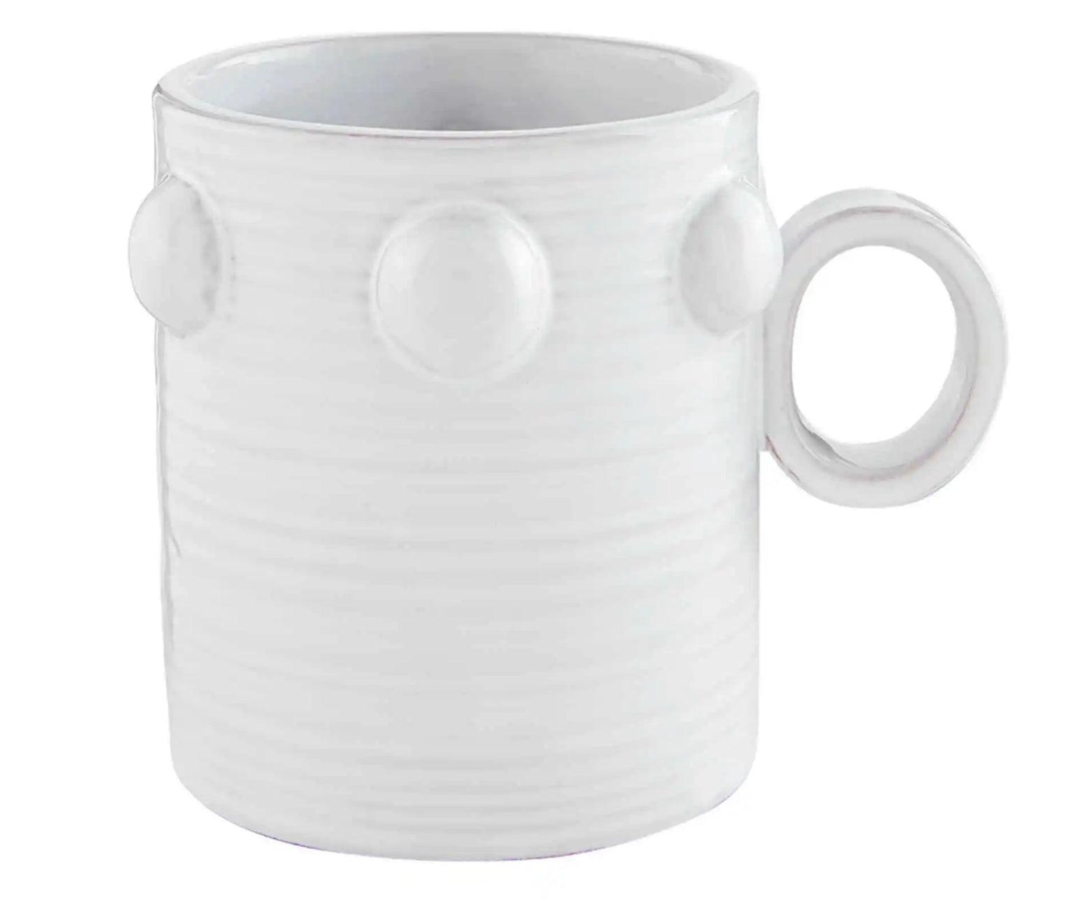 Top Row Beaded Mug