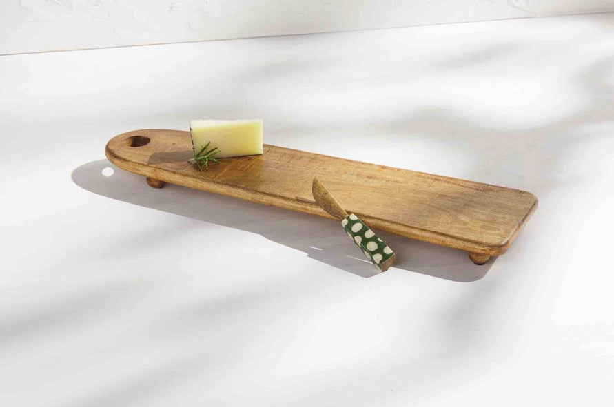 Footed Serving Board Set