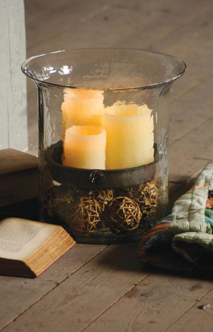 Giant Glass Candle Cylinder