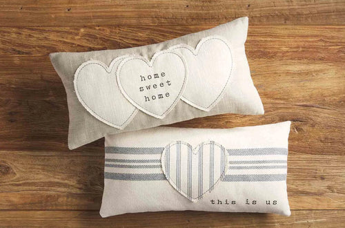 This Is Heart Applique Pillow