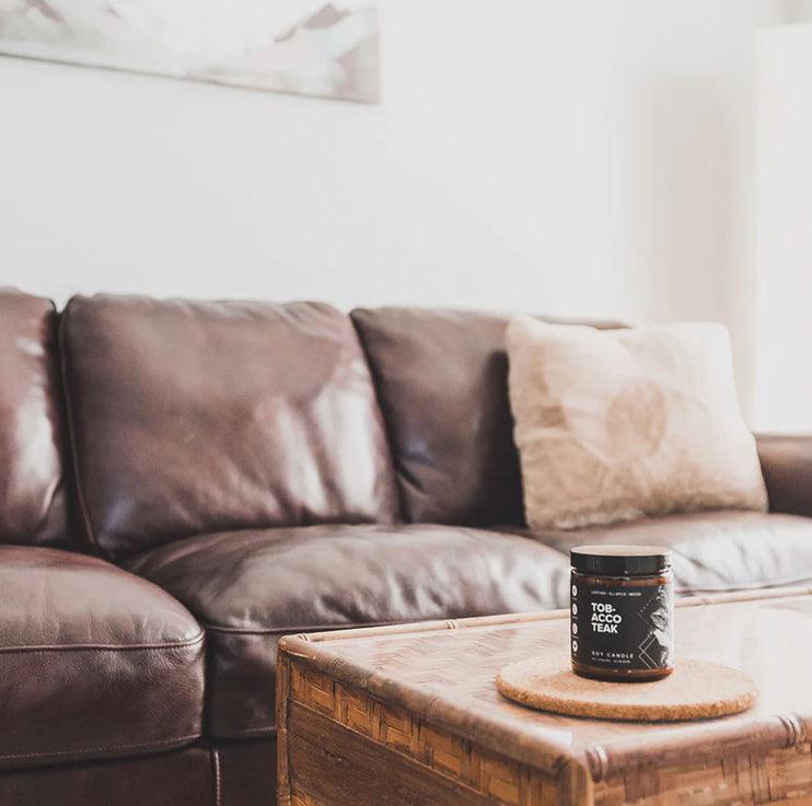 Tobacco Teak 9oz Candle