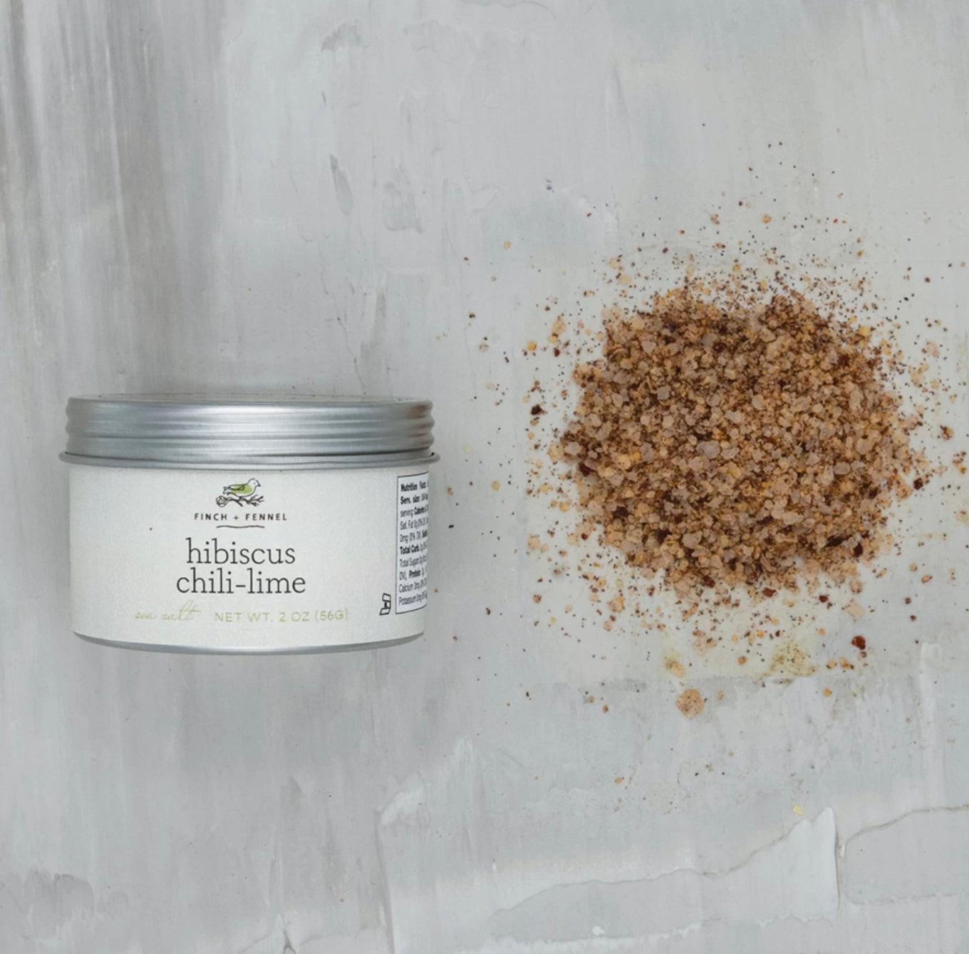 Hibiscus Chili-Lime Sea Salt - 6oz