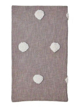 Taupe Tufted Dot Throw