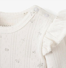Point Ruffle Jumpsuit White