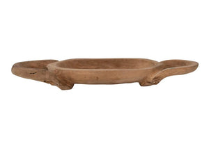 Hand Carved Teakwood Tray