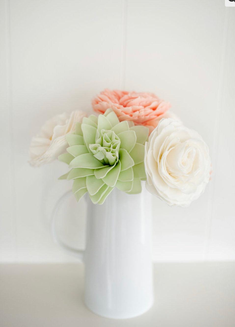 Butterfly Kisses Soap Flower