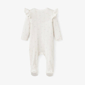 Point Ruffle Jumpsuit White