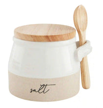 Stoneware Salt Cellar Set