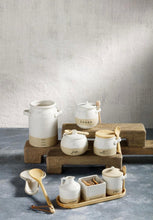 Stoneware Salt Cellar Set