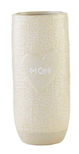 Heart Textured Mom Vase