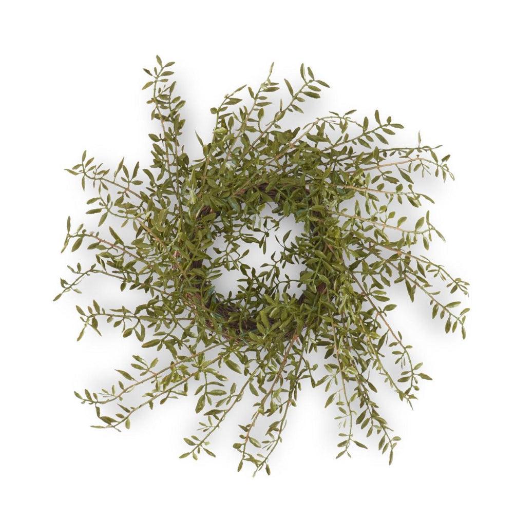 Real Touch Myrtle Leaf Candle Ring