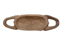 Hand Carved Teakwood Tray