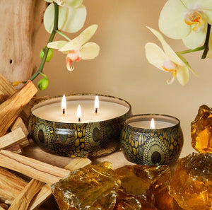 Baltic Amber 3 Wick Tin Candle