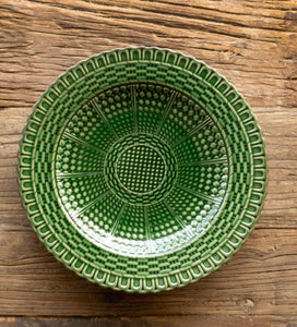 Green Glazed Dinner Plate