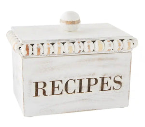 Beaded Recipe Card Holder
