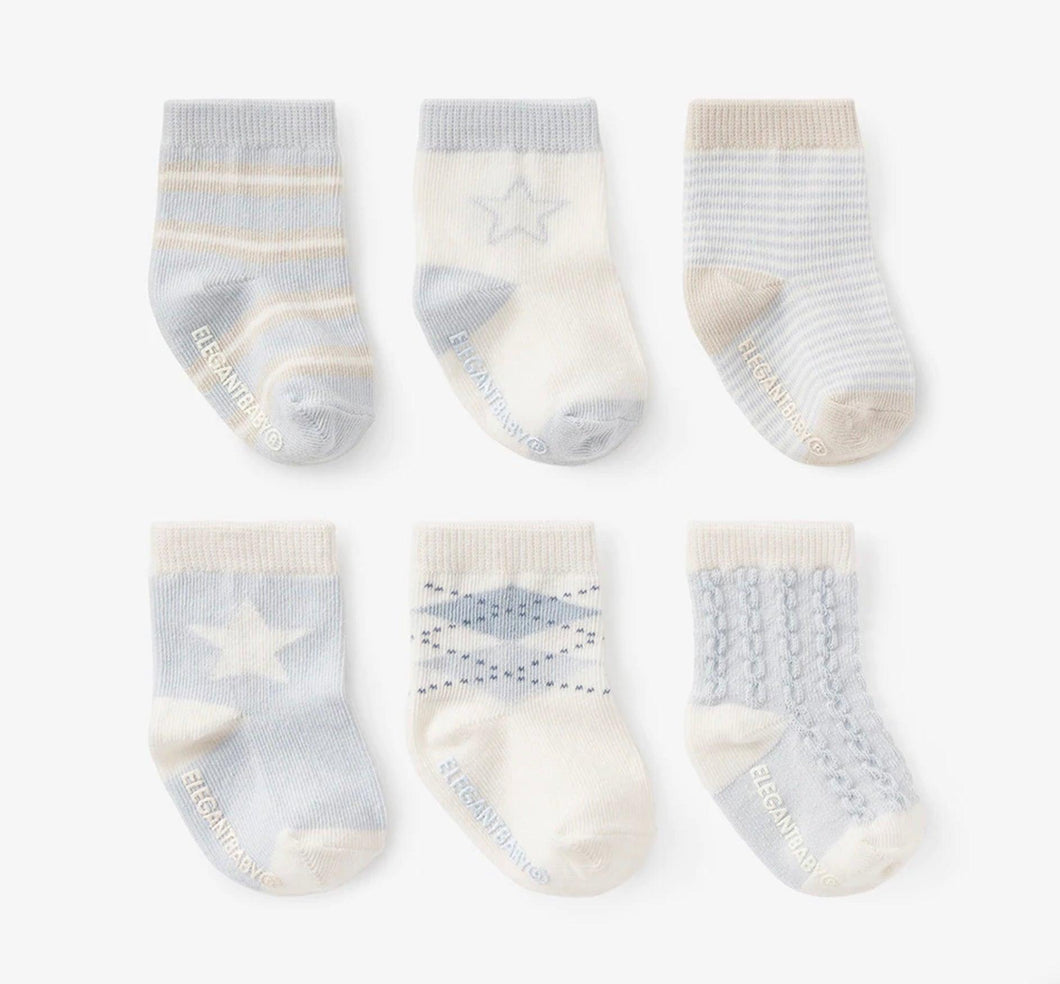 Socks 6 pack - Classic Blues